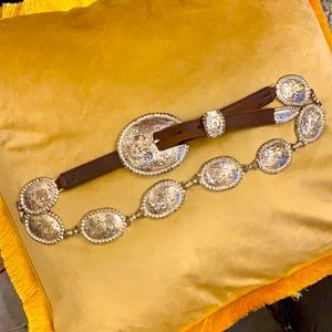 Vintage Western Cowgirl Concho Belt